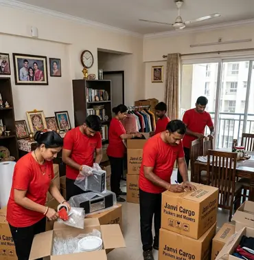Home Relocation by Janvi Cargo packers and movers